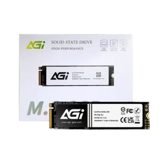 AGI AI298 512GB PCIe 3.0 NVMe M.2 SSD