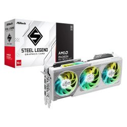 ASRock AMD Radeon™ RX 9070 XT Steel Legend 16GB ASRock AMD Radeon™ RX 9070 XT Steel Legend 16GB