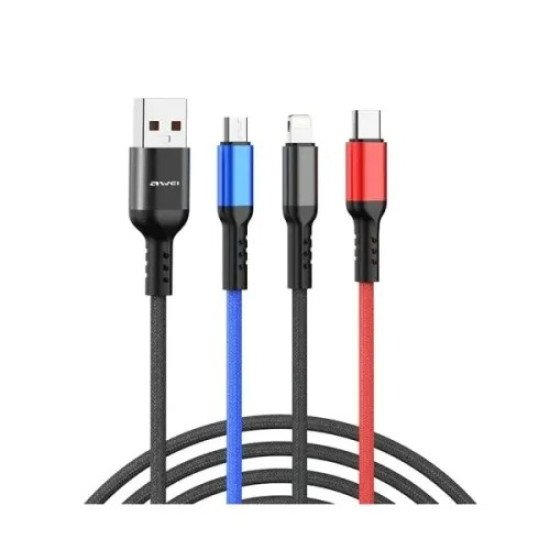 Awei CL-971 3 in 1 USB Charging Cable