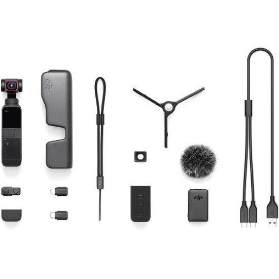 DJI Osmo Pocket 2 Creator Combo 3 Axis Gimbal Stabilizer Action Camera