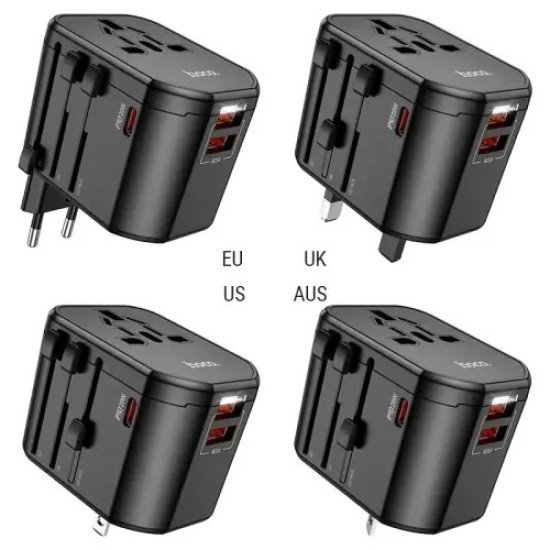 Hoco AC15 Walker 3-Port PD20W Universal Conversion Charger Hoco AC15 Walker 3-Port PD20W Universal Conversion Charger