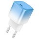 Hoco C101A Fast Charging Adapter with Type C to Type C Cable Blue