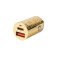 Hoco DZ22 30W Metal Dual Port Mini Car Charger