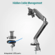 Kaloc DS120 Adjustable Single Monitor Arm Kaloc DS120 Adjustable Single Monitor Arm