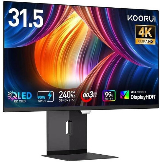 KOORUI S3241XO 32-Inch QD-OLED Display 4K 240Hz Gaming Monitor KOORUI S3241XO 32-Inch QD-OLED Display 4K 240Hz Gaming Monitor