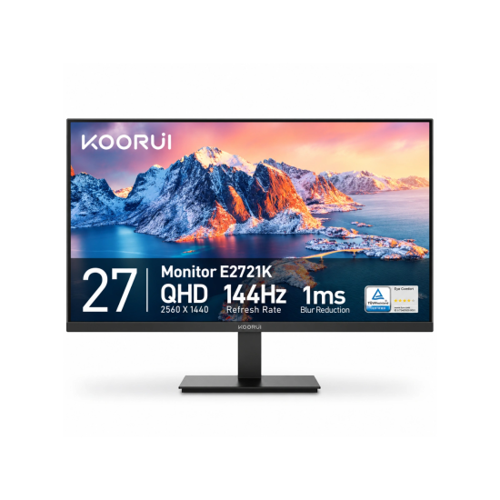 KOORUI E2721K 27-Inch QHD 144Hz IPS Gaming Monitor KOORUI E2721K 27-Inch QHD 144Hz IPS Gaming Monitor