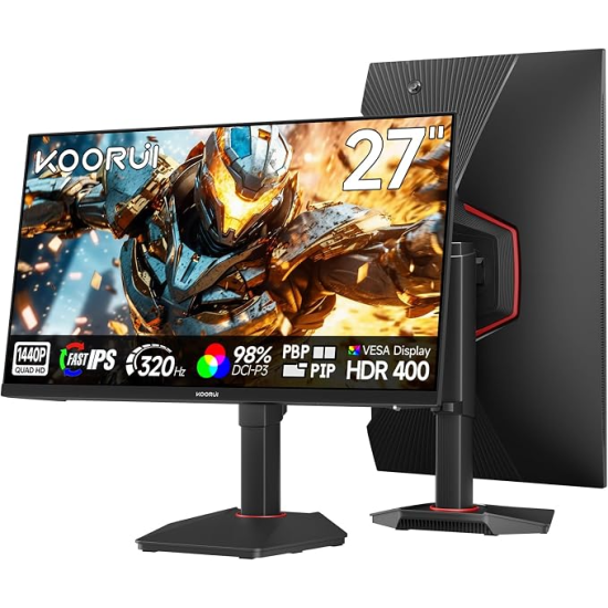 Koorui G2721E 27-Inch IPS QHD 320Hz Gaming Monitor Koorui G2721E 27-Inch IPS QHD 320Hz Gaming Monitor