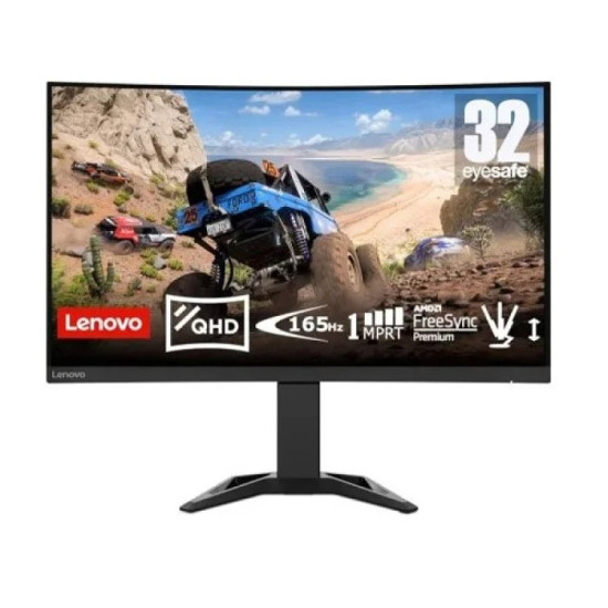 Lenovo G32qc-30 32" 165Hz QHD Curved Gaming Monitor