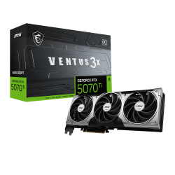 MSI GeForce RTX 5070 Ti 16G VENTUS 3X OC 16GB GDDR7 Graphics Card MSI GeForce RTX 5070 Ti 16G VENTUS 3X OC 16GB GDDR7 Graphics Card