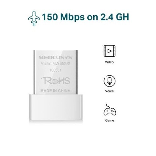 Mercusys MW150US N150 Nano USB WiFi Adapter