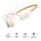 Onikuma T37 Wireless Earphone White Orange