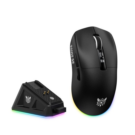 ONIKUMA DM07 2.4G Wireless Gaming Mouse with Magnetic Charging Base 
