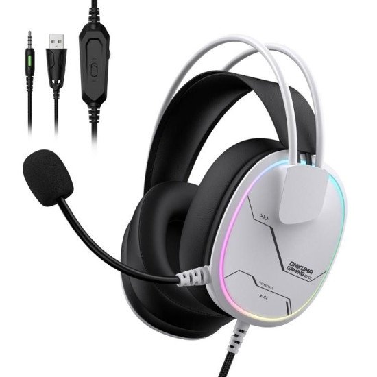 ONIKUMA X91 Over-Ear Wired Gaming Headset with HD Mic & Multi-Device Comfort ONIKUMA X91 Over-Ear Wired Gaming Headset with HD Mic & Multi-Device Comfort