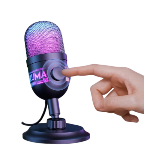 ONIKUMA M930 Studio RGB Microphone with smart monitoring system