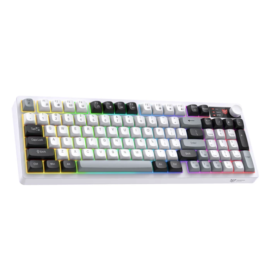 Onikuma MT902 Tri-Mode RGB Keyboard with Rotation Control