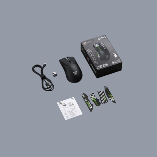 ONIKUMA DM01 Lightweight Ergonomic Low Latency High-Resolution DIY Custom Stickers Wireless Mouse ONIKUMA DM01 Lightweight Ergonomic Low Latency High-Resolution DIY Custom Stickers Wireless Mouse