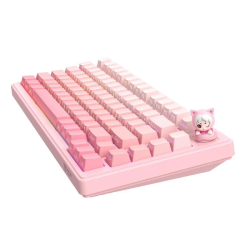 Onikuma MT707 Tri-Mode 81 Keys Mechanical Keyboard with Creative Doll Knob Onikuma MT707 Tri-Mode 81 Keys Mechanical Keyboard with Creative Doll Knob