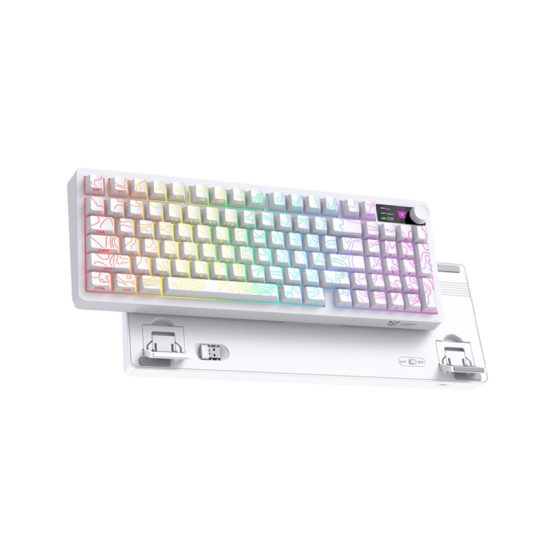 Onikuma MT902 Tri-Mode RGB Keyboard with Rotation Control Onikuma MT902 Tri-Mode RGB Keyboard with Rotation Control