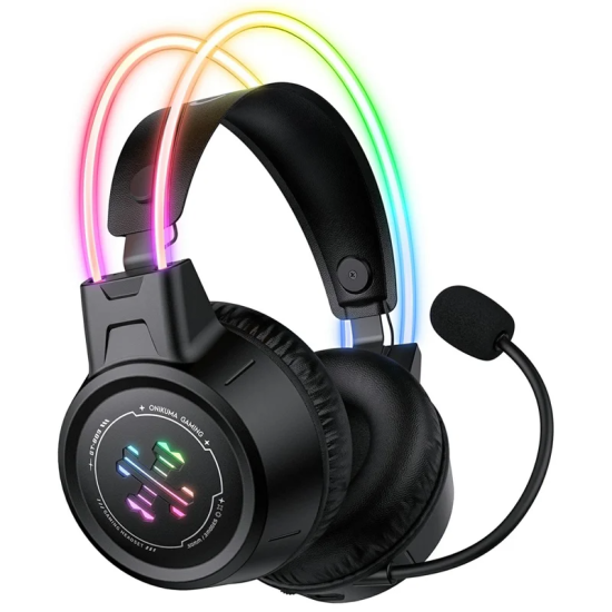 ONIKUMA GT889 Gaming Headset Triple-Mode RGB Lighting with Mic ONIKUMA GT889 Gaming Headset Triple-Mode RGB Lighting with Mic