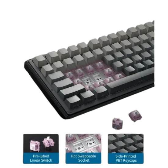 Onikuma G83 RGB Tri-Mode Wireless Mechanical Keyboard Onikuma G83 RGB Tri-Mode Wireless Mechanical Keyboard