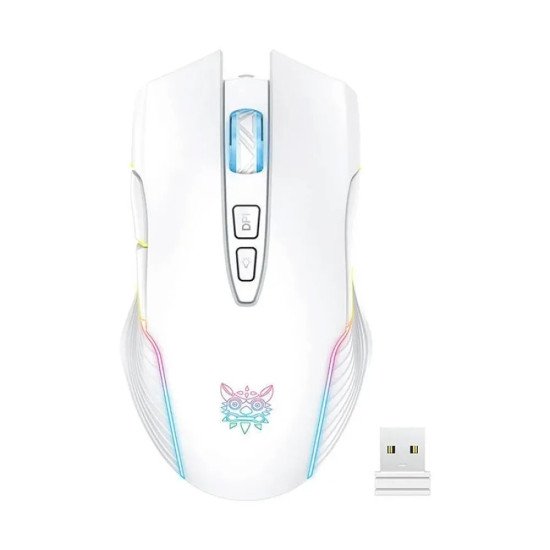 Onikuma CW905 3600 DPI Wireless Gaming Mouse 7 Buttons Design RGB 