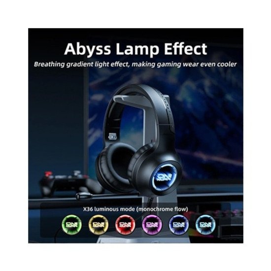 ONIKUMA X36 RGB 3.5mm Over-Ear Gaming Headset