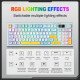 ONIKUMA G80 94 Keys Tri-Mode Wireless Membrane Keyboard with LCD Screen & Multifunction Knob