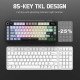 ROYAL KLUDGE RK L75 Hot Swappable Tri Mode Mechanical Gaming Keyboard
