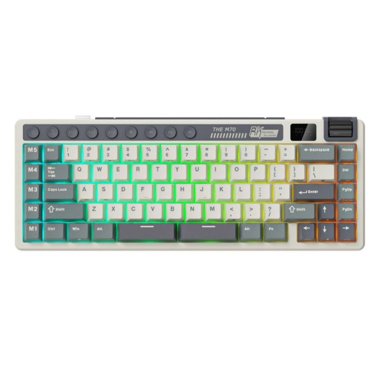 ROYAL KLUDGE RK M70 Hot Swappable Tri Mode Mechanical Gaming Keyboard