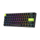 Royal Kludge RK C61 Wired RGB Hot Swap (Magnetic Mint Switch) Black Green Mechanical Gaming Keyboard