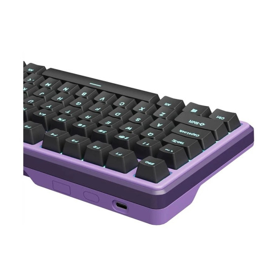 Royal Kludge RK X87 Wired (Creamy Switch) Blackberry Mousse Mechanical Gaming Keyboard