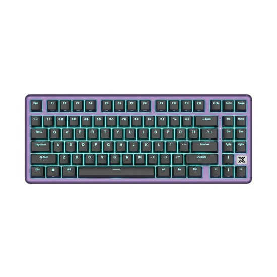 Royal Kludge RK X87 Wired (Creamy Switch) Blackberry Mousse Mechanical Gaming Keyboard