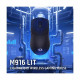 Redragon K1NG M916 LIT (Multi Mode) Black Gaming Mouse