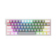 Redragon K617 FIZZ RGB (Red Switch) Gray-White gaming Keyboard