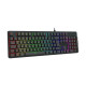 Redragon Netherbane K521 Wired Black Gaming Keyboard #K521-Rainbow