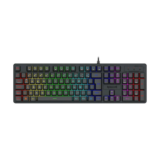 Redragon Netherbane K521 Wired Black Gaming Keyboard #K521-Rainbow