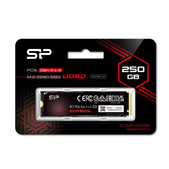 Silicon Power UD90 2280 PCIe Gen4 x4 250GB/500GB NVMe SSD 