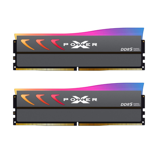 Silicon Power XPOWER Storm DDR5 RGB Gaming UDIMM 16GBx1 6000MT/s 36-46-46-86 Gray