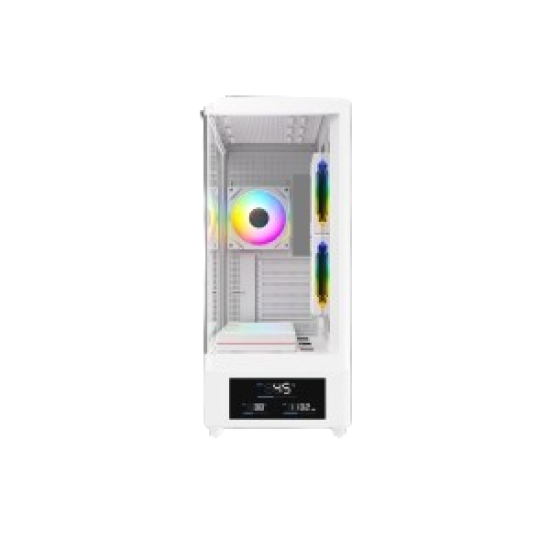 T-WOLF Spector ATX Curved ARGB Gaming Casing with Display T-WOLF Spector ATX Curved ARGB Gaming Casing with Display