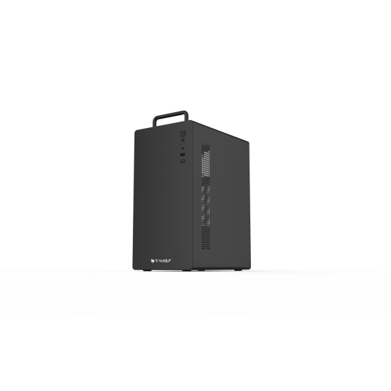 T-Wolf Ironcore Office Mid Tower Micro-ATX Casing With 200W PSU