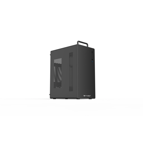 T-Wolf Ironcore Office Mid Tower Micro-ATX Casing With 200W PSU