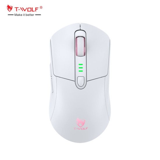 T-WOLF X5 Tri-Mode Wireless Gamer Mouse With RGB Backlit T-WOLF X5 Tri-Mode Wireless Gamer Mouse With RGB Backlit