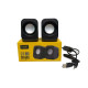 T-WOLF S10 Wired Mini Speaker for Desktop Laptop Pc