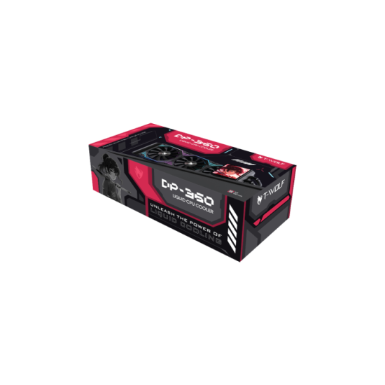 T-Wolf DP-360 Liquid Screen CPU Cooler with Display T-Wolf DP-360 Liquid Screen CPU Cooler with Display