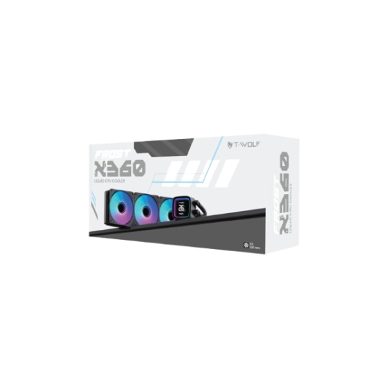 T-Wolf Frost X3460 Liquid 360MM CPU Cooler with Digital Display