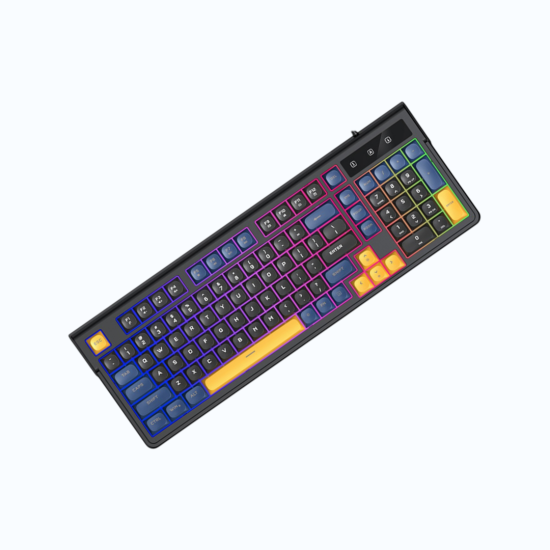T-WOLF T13 Mixed Color Keycaps Gaming Keyboard