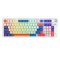 T-Wolf T70 Tri Mode Hotswappble RGB Mechanical Gaming Keyboard - White Blue