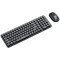 T-Wolf TF350 Wireless Keyboard Mouse Combo- Black