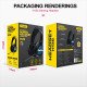 T-WOLF H130 Dual 3.5mm and USB Gaming Headset