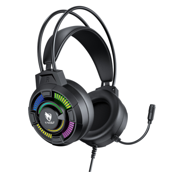 T-WOLF H140 Stereo on Ear Gaming Headset